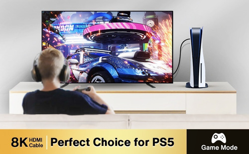 Imagen 6 de 8 de Cable Hdmi 2.1 Premium 8k 60hz Ultra Hd 48 Gbps Ivanky 2 Mt