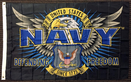 3x5 Mission United States U.s. Navy Defending Freedom F...