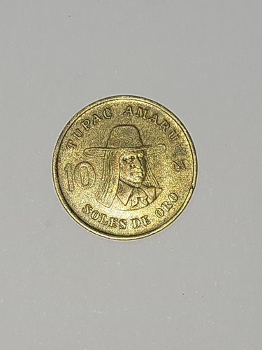 Moneda 10 Soles De Oro Año 1980 Perú 