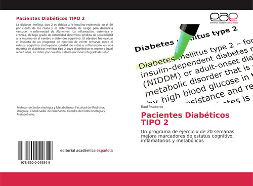 Libro: Pacientes Diabéticos Tipo 2: Un Programa Ejercicio