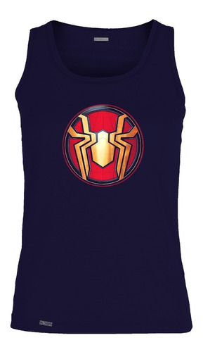 Camiseta Esqueleto Escudo Spider-man Hombre Araña Sbo 