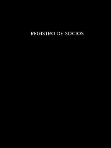 Registro De Socios: Libro De Socios Para Sociedades Limitada