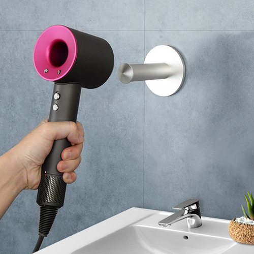 O Soporte De Pared Para Colgador De Secador De Pelo Para