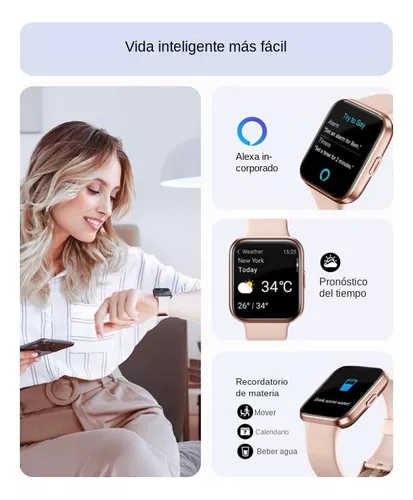  Reloj inteligente para mujer (recepción de llamadas
