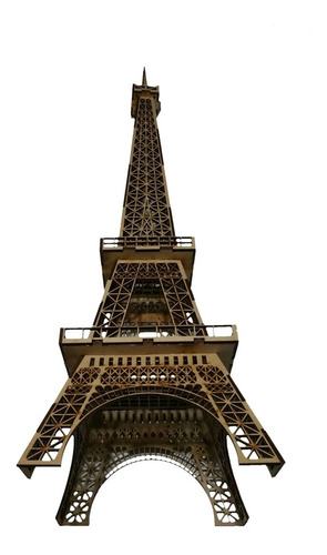 Torre Eiffel Figura Decorativa 60 Cm. Mdf