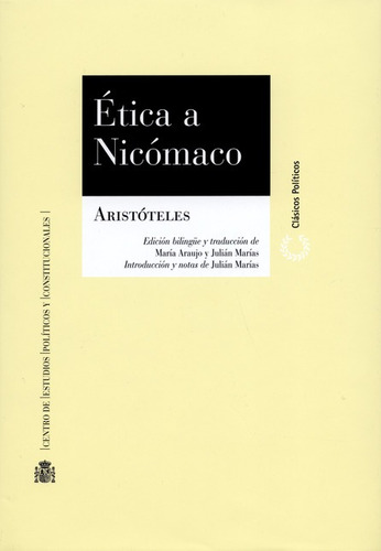 Libro Etica A Nicomaco (11ª Reimp/2018)