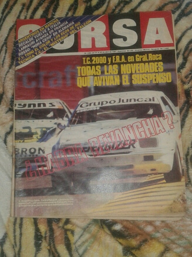 Revista Corsa Recalde Larrauri Rosso 28 4 1987 N1085