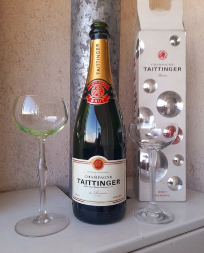 Botella De Champagne Francés Taittinger Y Caja Original 