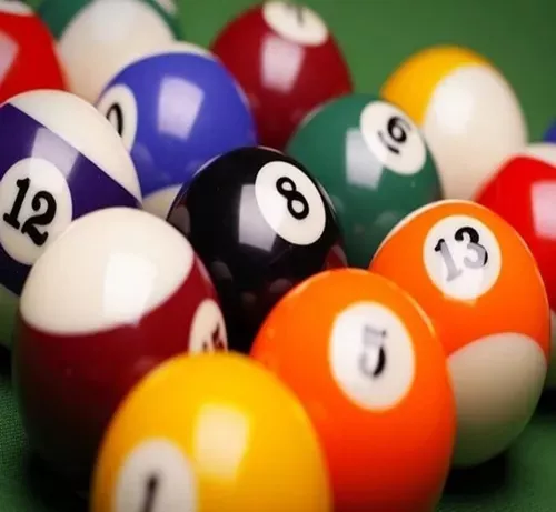 Jogo Bolas De Bilhar Sinuca Numeradas 52mm Snooker - Billiard