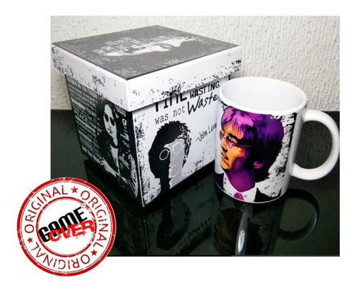 Taza John Lennon, Con Estuche Original Game Over Beatles