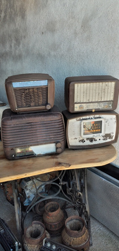 Lote Radios A Válvulas Para Sacar Piezas 