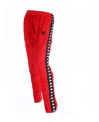 Pantalon Kappa Authentic Melody Rojo/neg Mujer