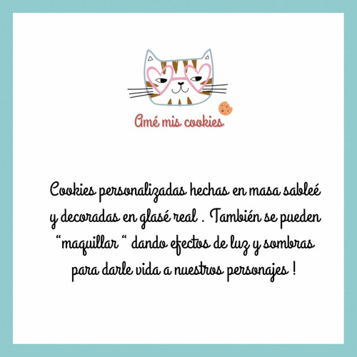 Imagen 5 de 5 de Cookies Decoradas En Glasé Real