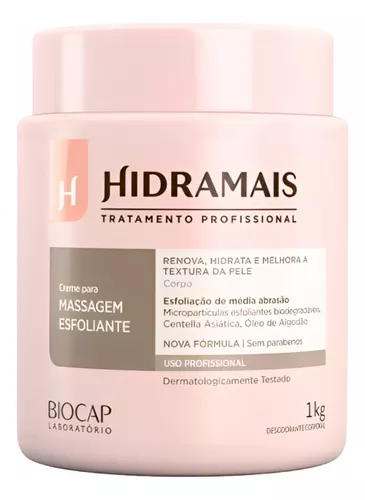 Creme Esfoliante D'agua Natural Forte Abrasão 650g - Mega Beleza  Profissional