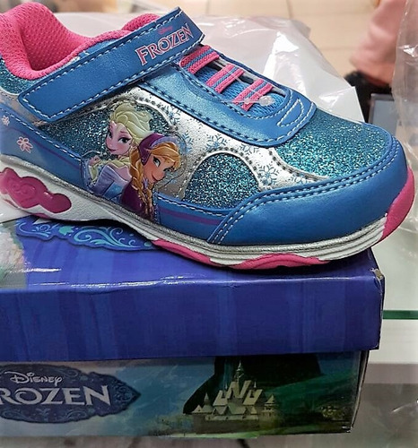 Zapatillas  Frozen Con Luces  De Disney Para Niñas