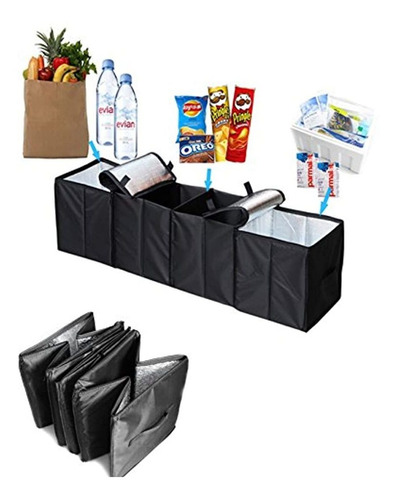 Organizador Plegable Para Maletero De Coche, 4 En 1