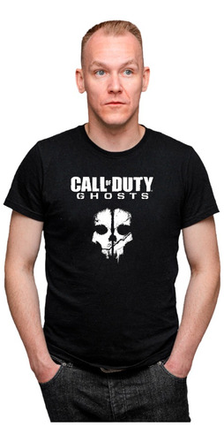 Remera Call Of Duty Ghost - Algodón 1ra Calidad