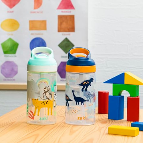 Zak Designs Atlantic - Botella De Agua Para Niños