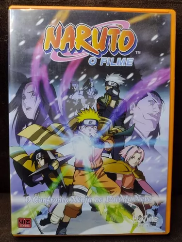 Naruto Filme O Confronto Ninja No País da Neve Dublado Dvd