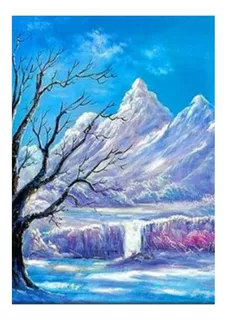 Kit De Pintura Diamantes Diamond Painting Paisaje 8 30x40 Cm