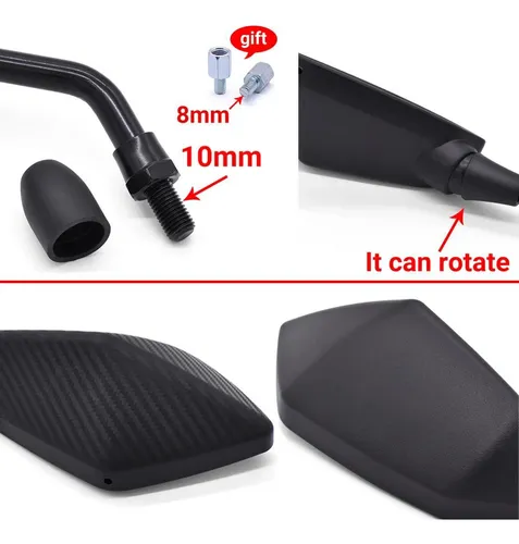 Espejos Retrovisores Para Suzuki Gsf600 Bandit Gs1000 Gs500