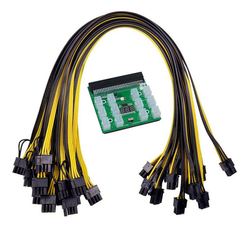 Tarjeta Gráfica Gpu Pcie De 100 Cm, 18 Awg, 6 Pines Macho A