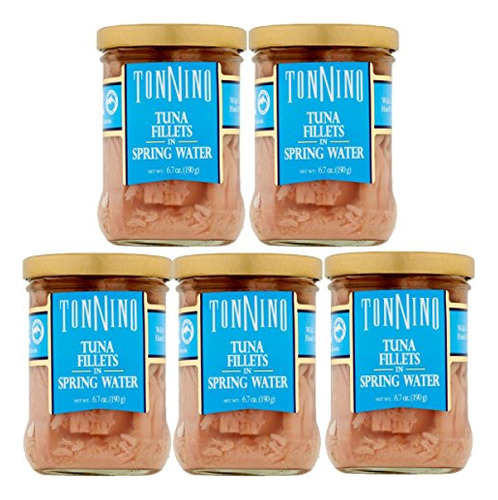 Filete De AtĂșn, Agua De Manantial, 6.7 Oz (paquete De 5)