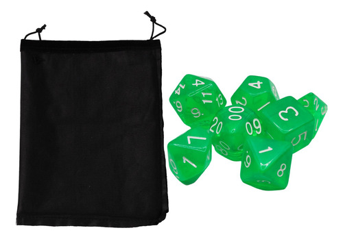 Juego De Dados Poliédricos De 7 Uds. D8 D4 D10 D12 D20 Para