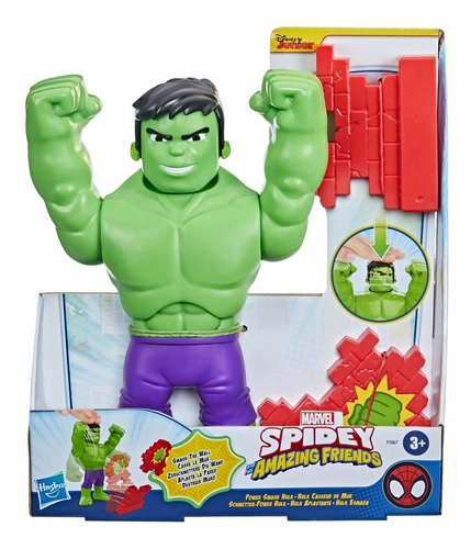 Spidey Hulk Smash (aplastante) Figura 25 Cm Hasbro