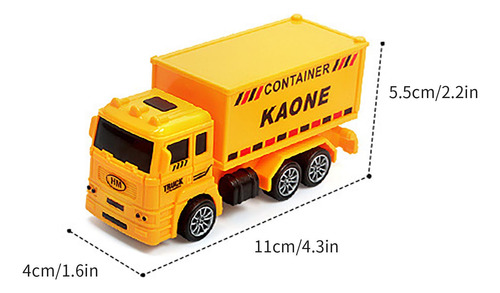 Set Engineering Vehicle Excavator Creative Children's Toys E