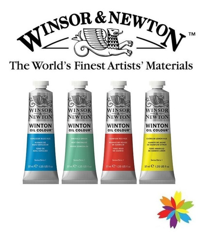 Pack 5 Oleo Winton Winsor & Newton 37ml. Barrio Norte