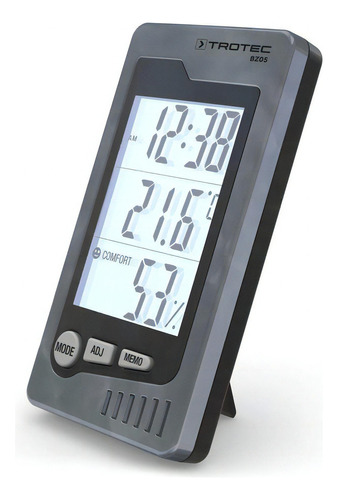 Termohigrometro Temperatura Humedad Reloj Alarma Trotec Bz05