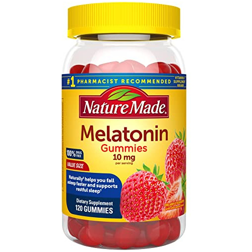 Naturaleza Melatonina 10mg Por Porción, Suplemento Tx3l2