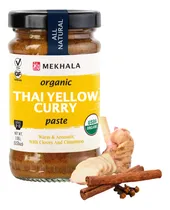 Comprar Pasta De Curry Amarilla Tailandesa Orgánica Sin Gluten 100 G