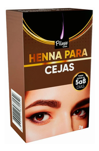 Henna Para Cejas Tinte Pilus - g a $10450