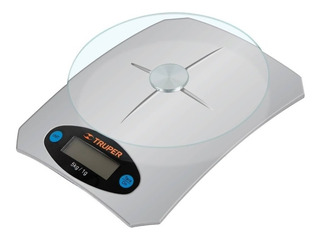 Balanza gramera de cocina digital Truper BASE-5EC pesa hasta 5kg