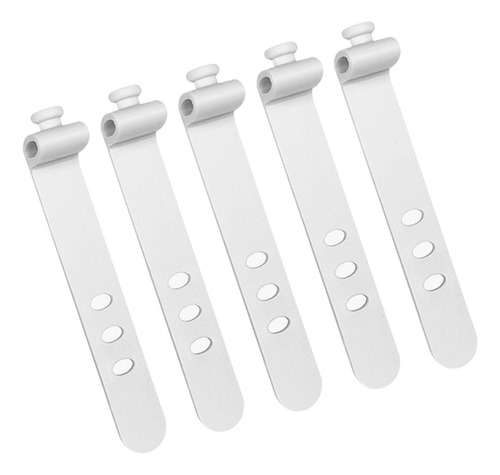 5 Organizadores De Cables Reutilizables, Gestión De Cables,