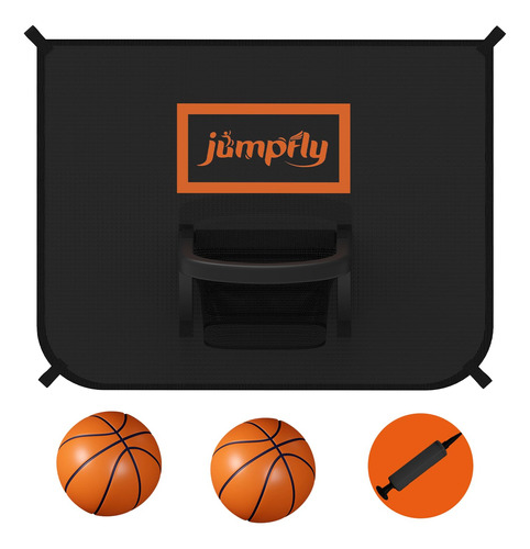 Jumpfly Aro De Baloncesto Para Trampolin  Accesorio De Aro