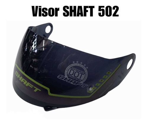 Visor Para Casco Shaft 502, Original .