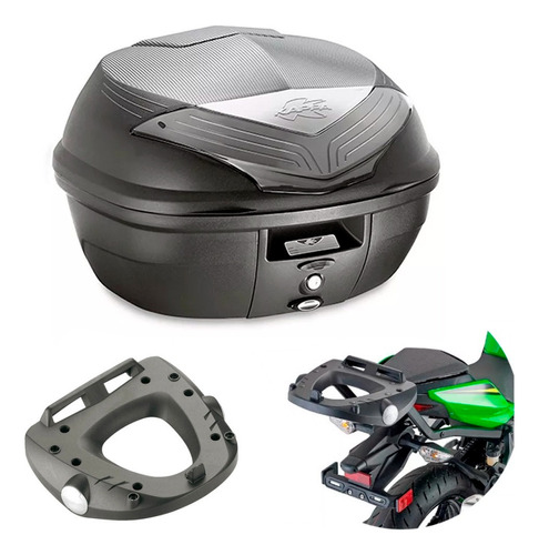 Baul Trasero 35l Con Soporte Kawasaki Versys 650 2006 A 2009