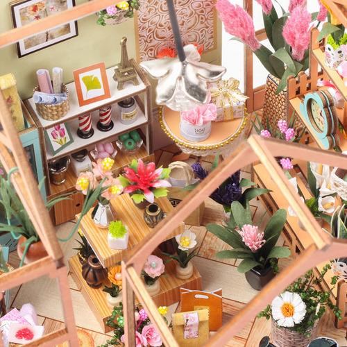 Diy, Kit De Casa De Muñecas En Miniatura 1:24, Casa De
