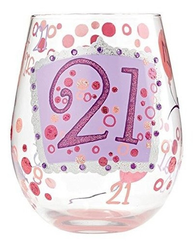 Diseños De Lolita 21 Copa De Vino Stemless Artesana Pintada