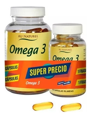 Omega 3 Súper Precio 100 + 40 Cápsulas Blandas - Servimedic®