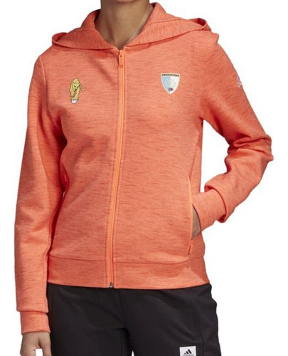 Campera Adidas Las Leonas Original Talle Xl Naranja (Usado)
