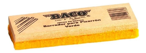 Borrador Para Pizarron Baco 72306 Madera