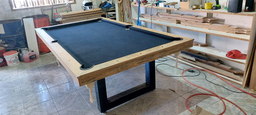 Mesa De Pool Patas De Caño C/ Tapas+ Accesorios Eleccion