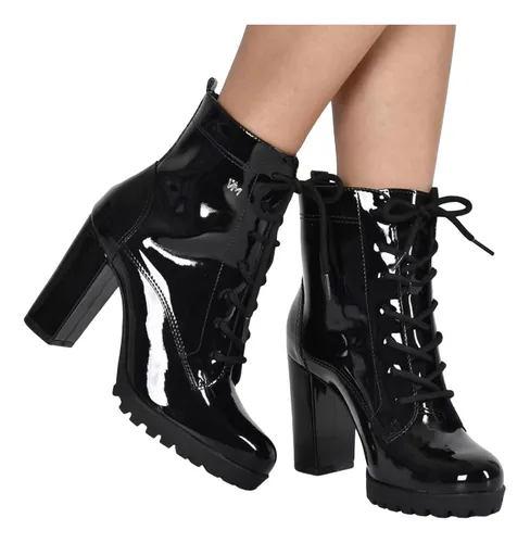 Bota via marte verniz sales
