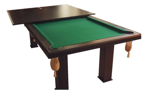 Mesa De Pool Multifuncion 3 En 1 Con Accesorios 250x140