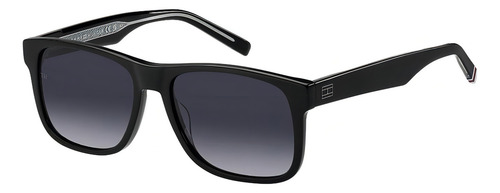 Óculos De Sol Tommy Hilfiger 2073 Preto Lente Degrade