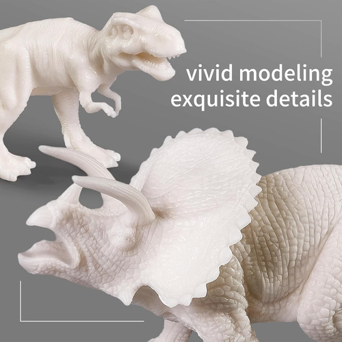 Kit De Pintura De Dinosaurios 3d Con 12 Dinosaurios Para Niñ